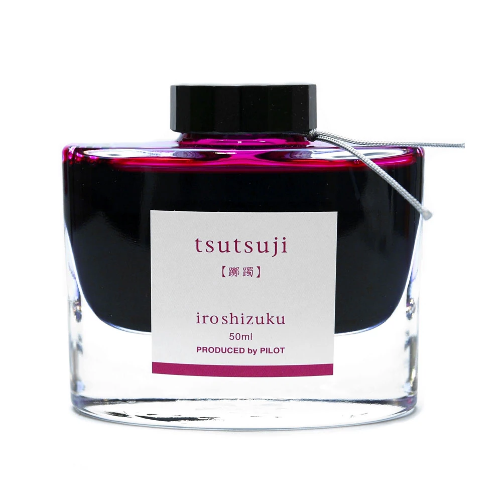 Pilot Iroshizuku Mürekkep Şişesi – Yu-Yake 50 ml  Renk Tsutsuji