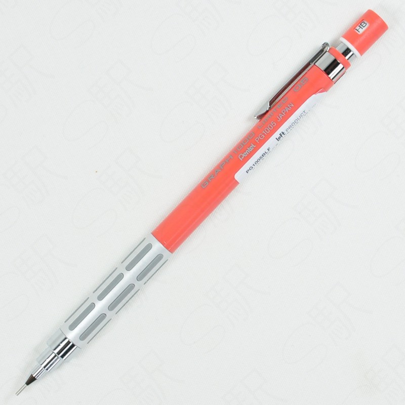 Pentel GRAPH 1000 Limited Edition 0.5mm Mekanik Kurşun Kalem (LOFT LIMITED) - Açık Kırmızı