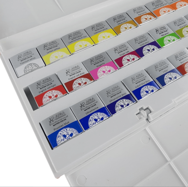 Afra Artists Water Colours Sulu Boya Tablet Seti 36lı 