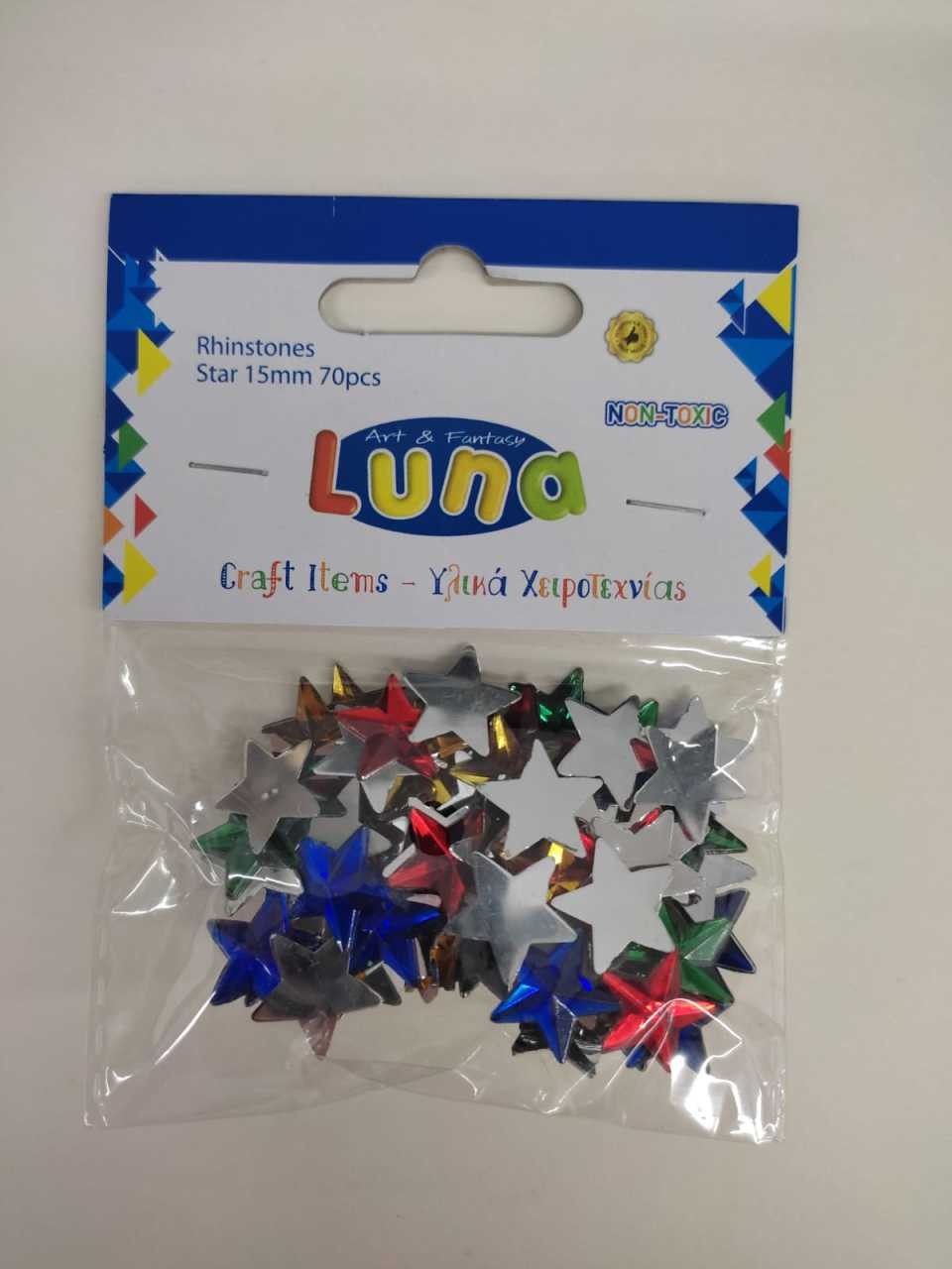 luna küçük renkli yıldızlı set