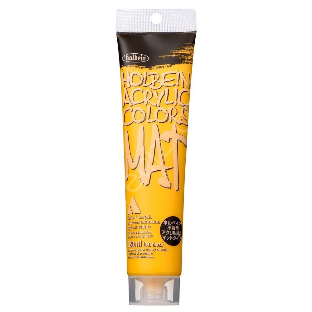 Holbein 120 ml Mat Akrilik Boya M013 Deep Yellow