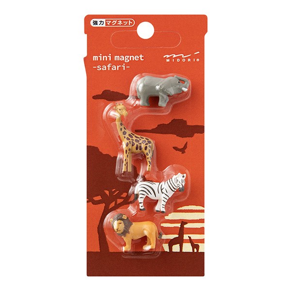 Midori mini magnet - safari