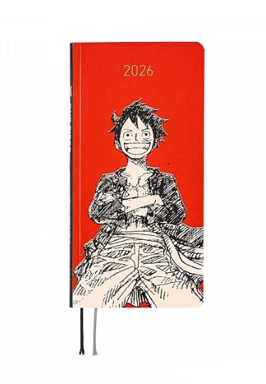 Kampanyalı Ön Sipariş Hobonichi Techo Weeks - English - ONE PIECE : Straw Hat Luffy (Red)