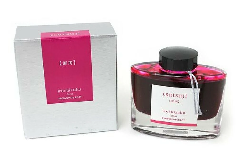 Pilot Iroshizuku Mürekkep Şişesi – Yu-Yake 50 ml  Renk Tsutsuji