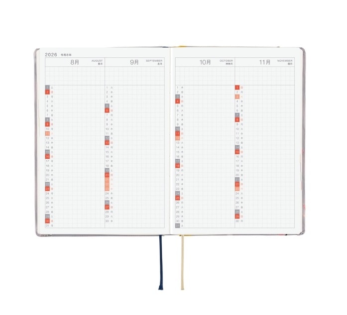 Kampanyalı Ön Sipariş Hobonichi Techo HON - A6 Japanese - ONE PIECE Hiriluk’s Cherry Blossoms 