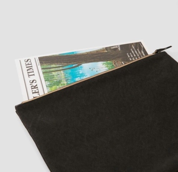 Traveler's Company Canvas Pouch Black Çanta