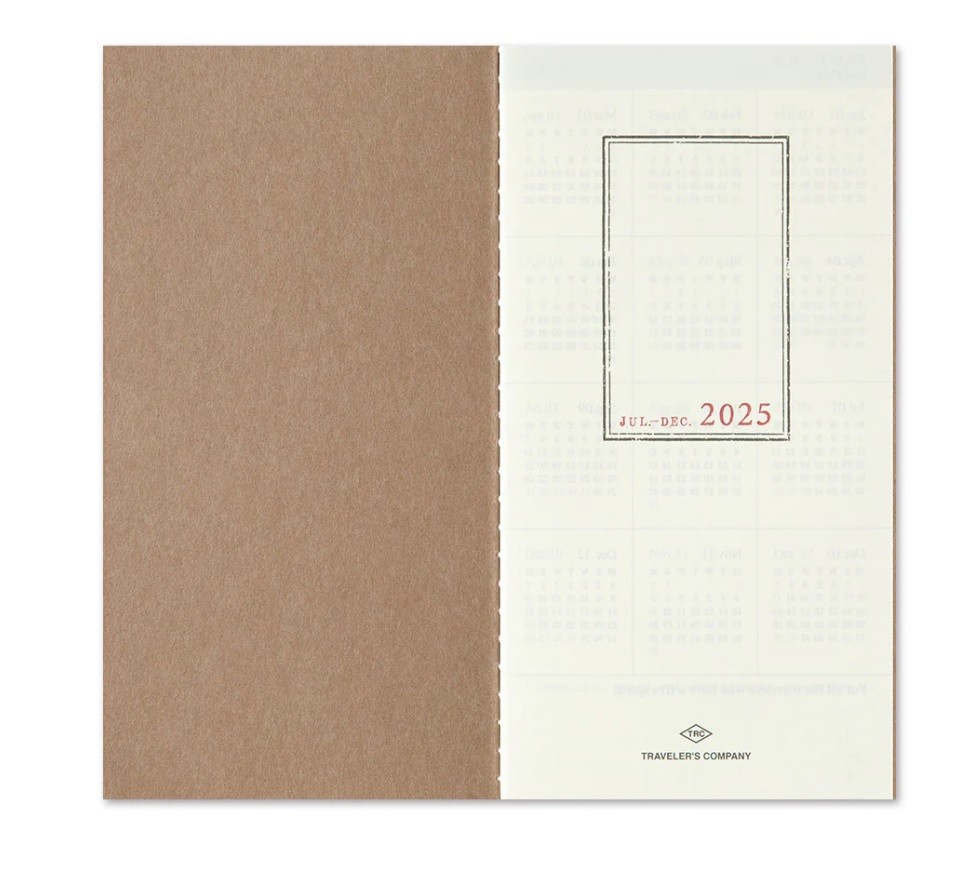 Traveler's Company 2025 - Haftalık + Not Yenileme (Normal) - İkinci Yarı Defter