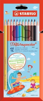 Stabilo Aquacolor Sulandirilabilir Kuru Boya Kalemi 12 Renk Stabilo Aquacolor Sulandirilabilir Kuru Boya Kalemi 12 Renk