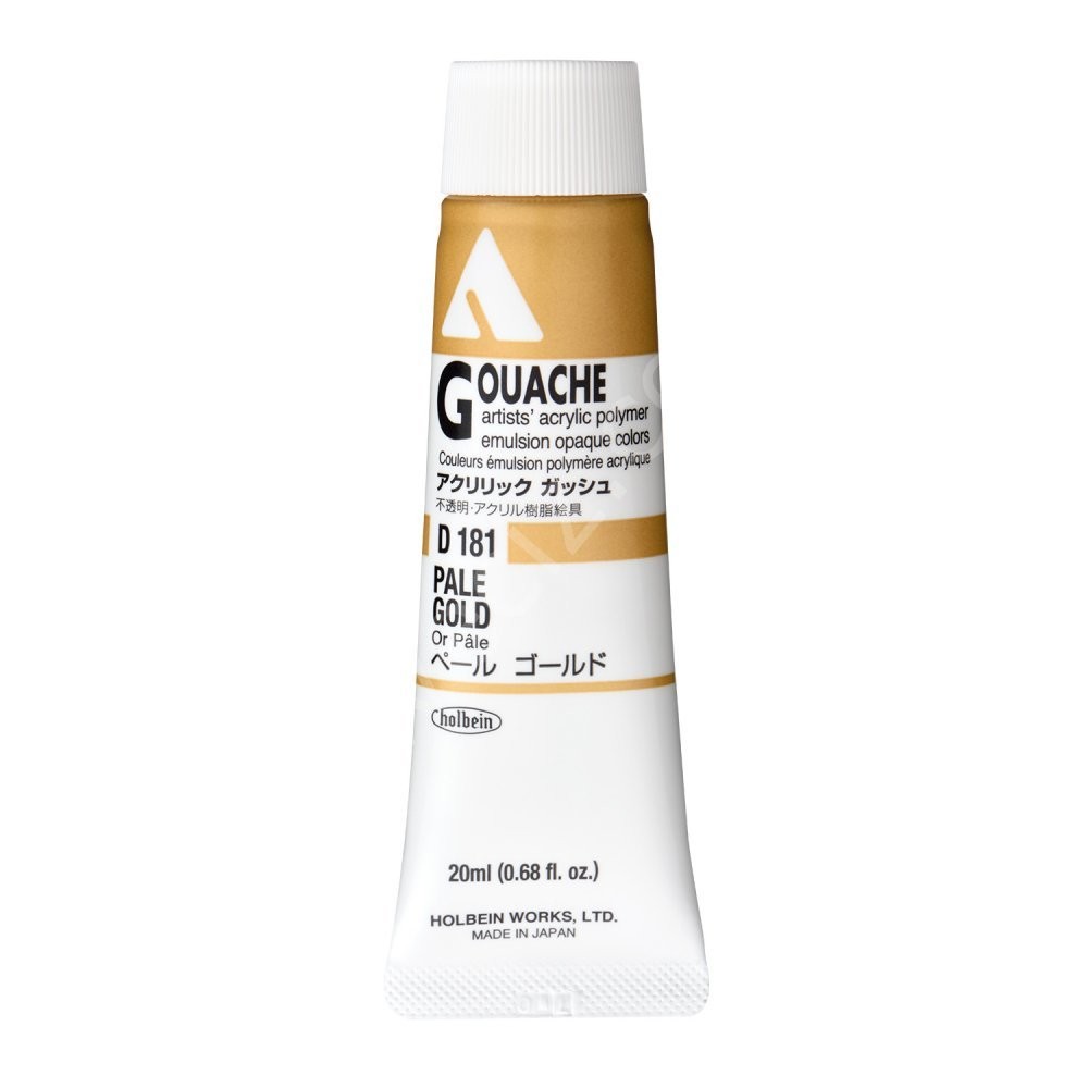 Holbein Akrilik Guaj 20 ml (D181) Pale Gold C Serisi