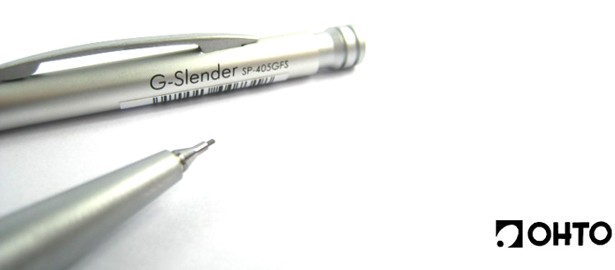 Ohto  G-Slender  SP-405GFS İnce Versatil Kalem - Gümüş 0.5mm