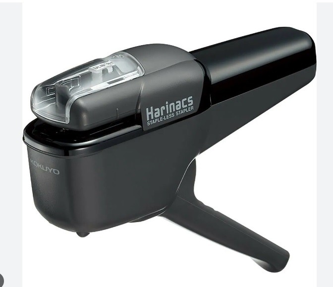 Tasarım Ödüllü Kokuyo Japan,Telsiz Zımba Makinesi,Needleless Stapler, Harinacs Black