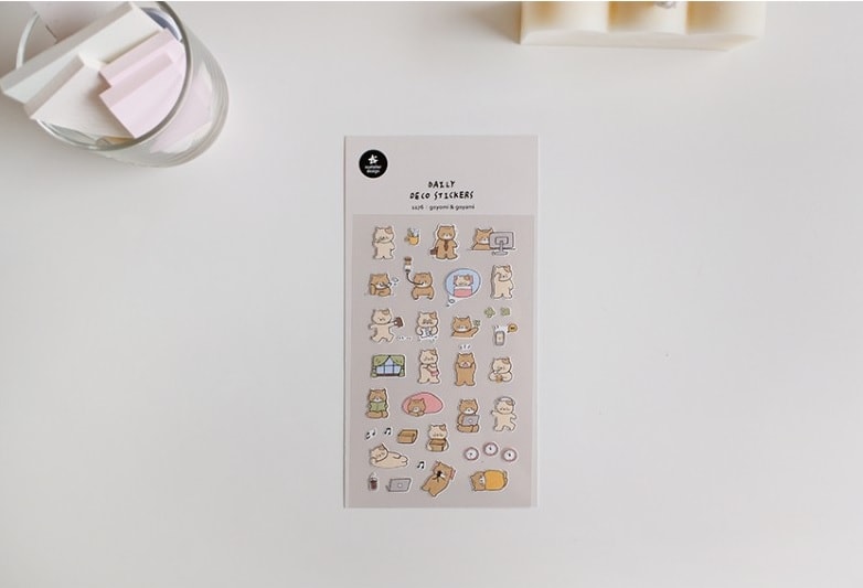  Kore Suatelier Design Sticker Çıkartma - 1176 goyomi & goyami