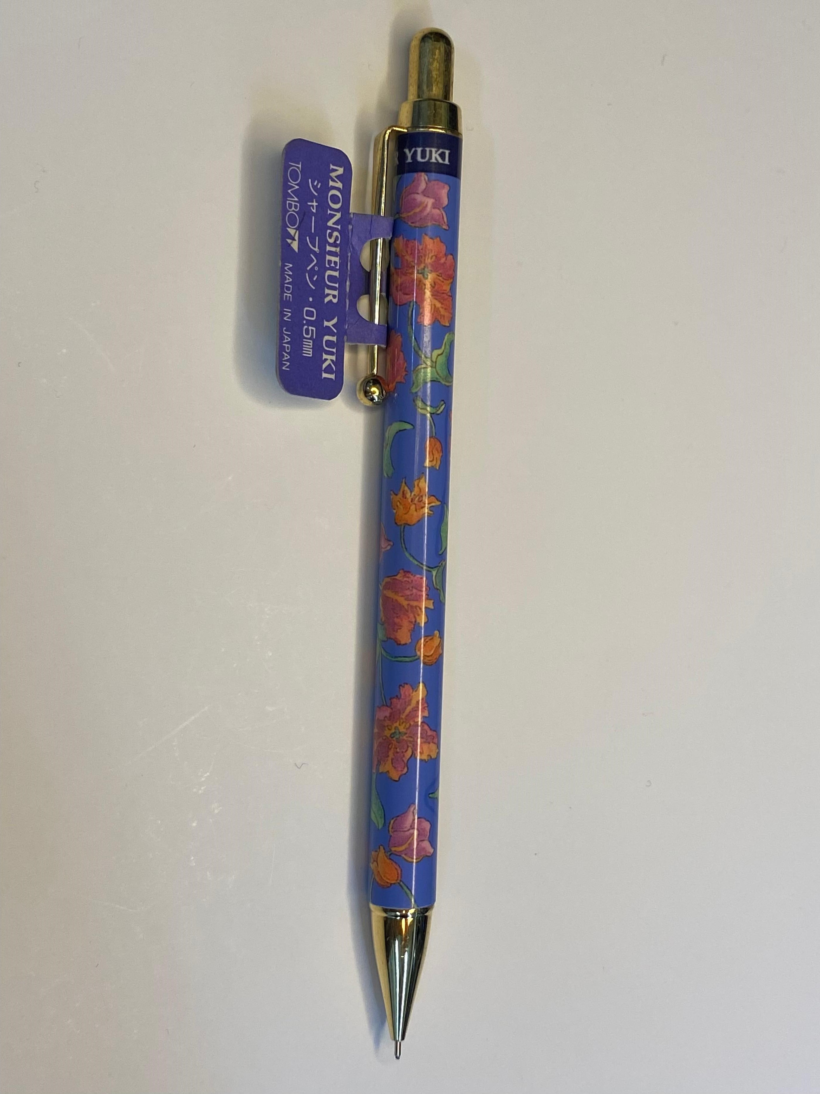Kampanyalı Koleksiyonluk Tombow Monsieur Yuki Japon 0.5 mm Versatil Kalem - Mavi