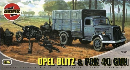 Airfix 02315 Opel Blitz ve PAK 40 Maket