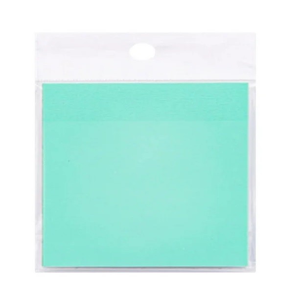 Transparent Sticky Notes Upgrade Waterproof - Green