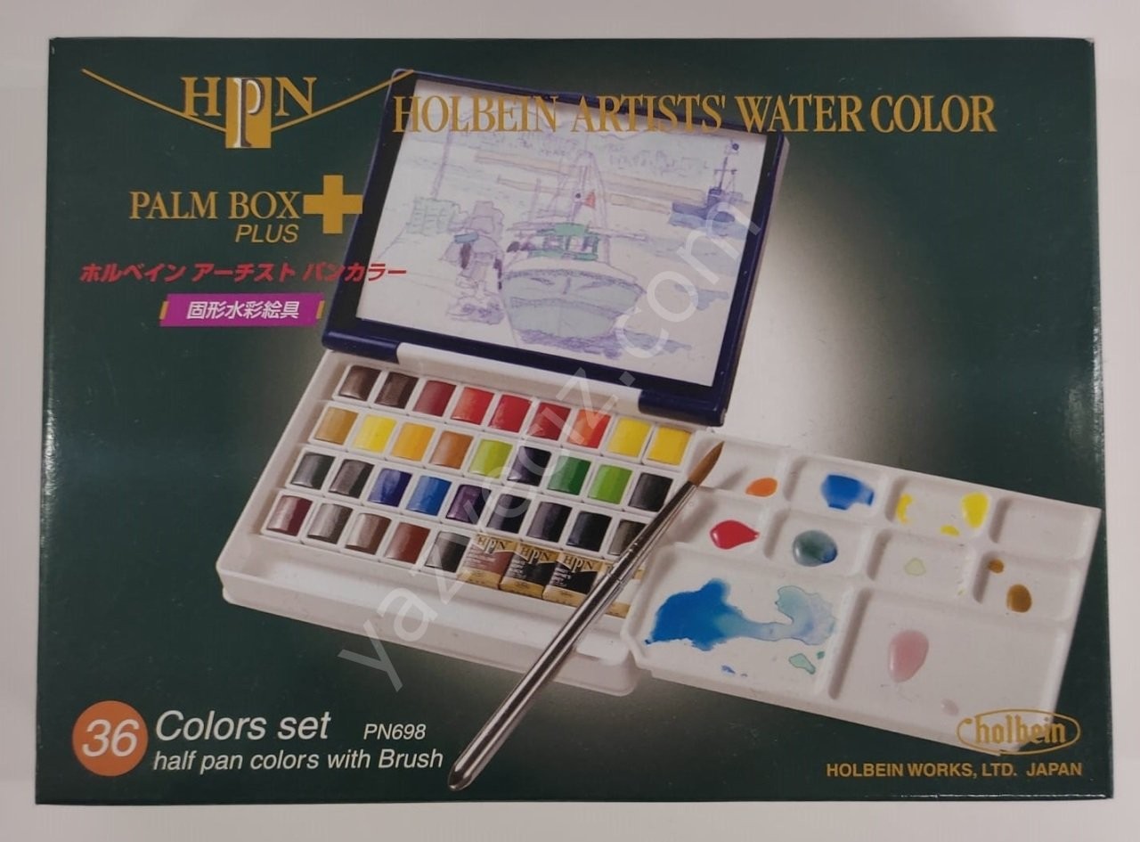 Holbein Profesyonel 36'lı Tablet Suluboya Seti