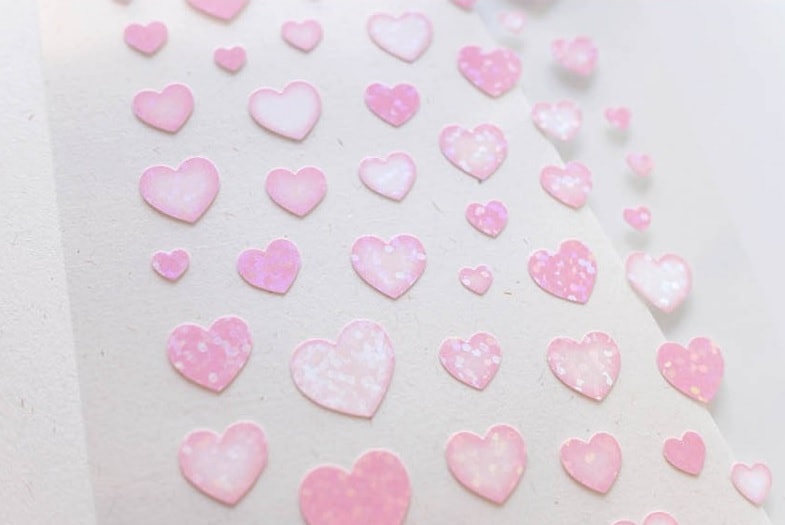 Kore Suatelier Design Sticker Çıkartma - 1192 love heart
