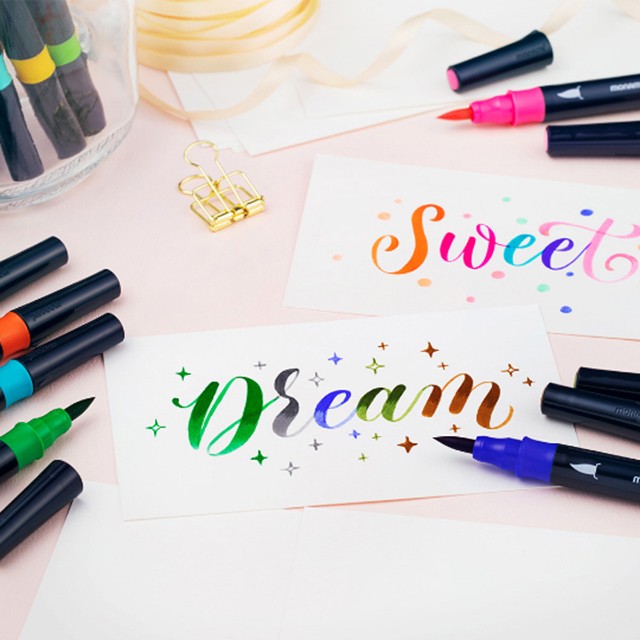 Monami Color Twin Brush Mavi Tonları-Beach