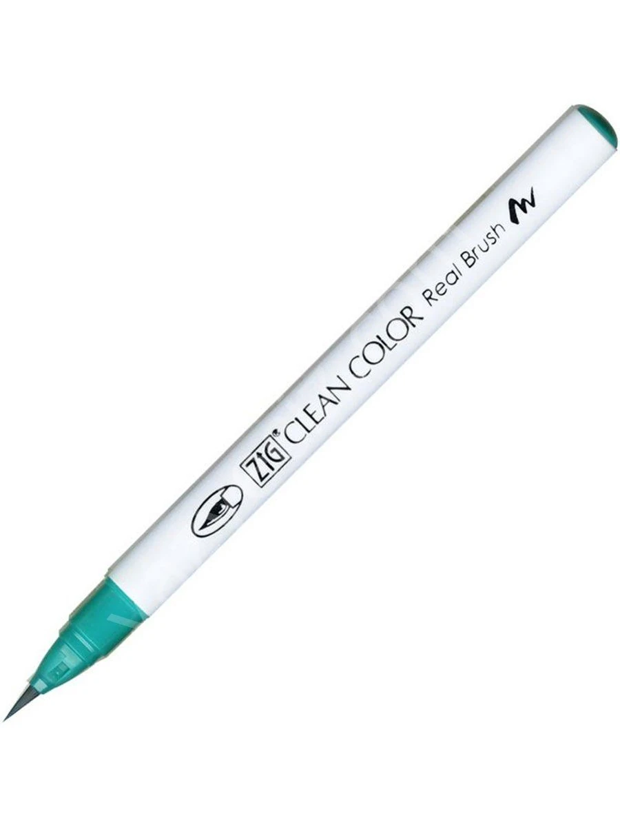 Zig Clean Color Real Brush Fırça Uçlu Marker Kalem 042 TURQUOISE GREEN