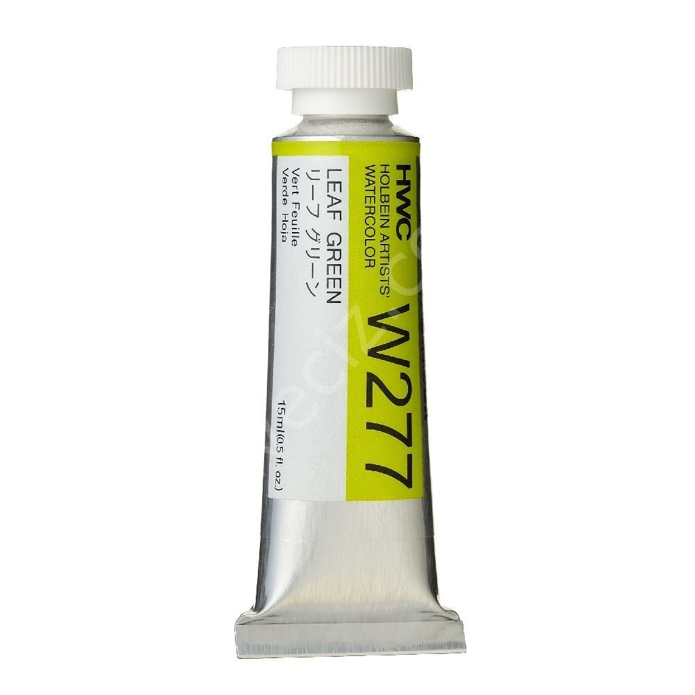 Holbein 15 ml Profesyonel Tüp Suluboya Leaf Green (W277) B Serisi