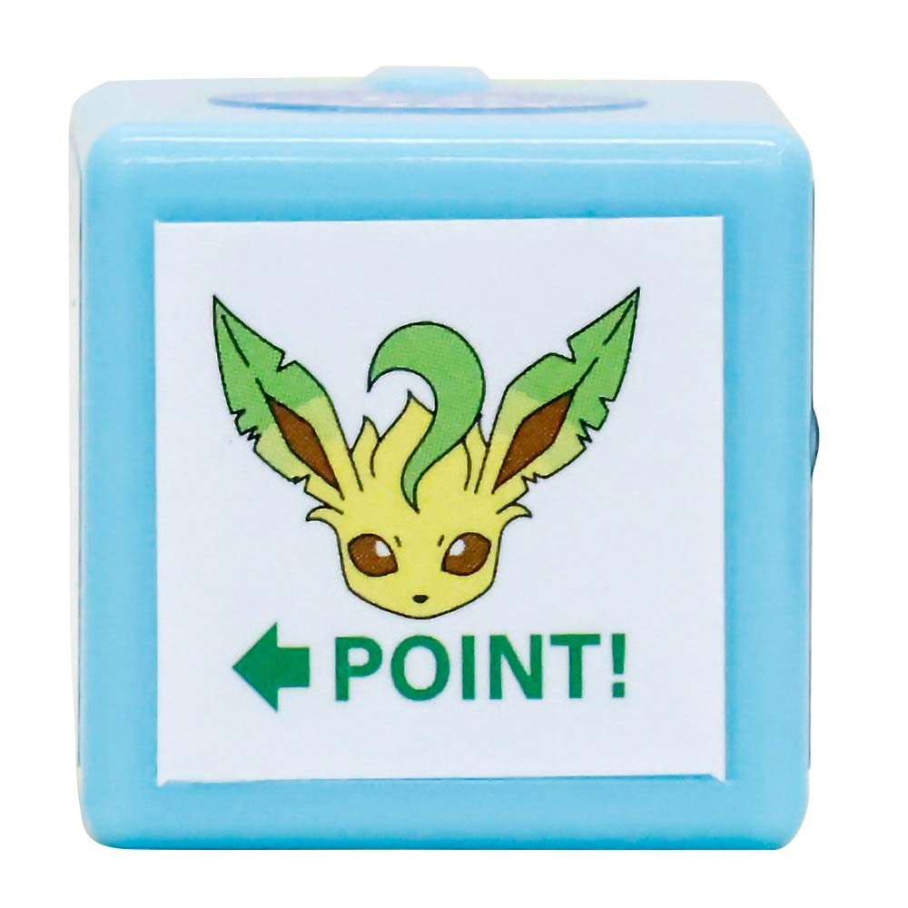Pokemon Mini Pon Damgası Leafeon POINT - Mürekkep rengi: Yeşil