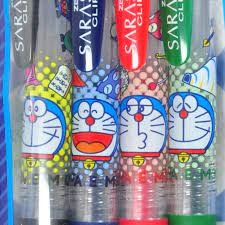 Kampanyalı Zebra Sarasa Clip 4 Color 0.5 mm Doraemon Kalem Seti