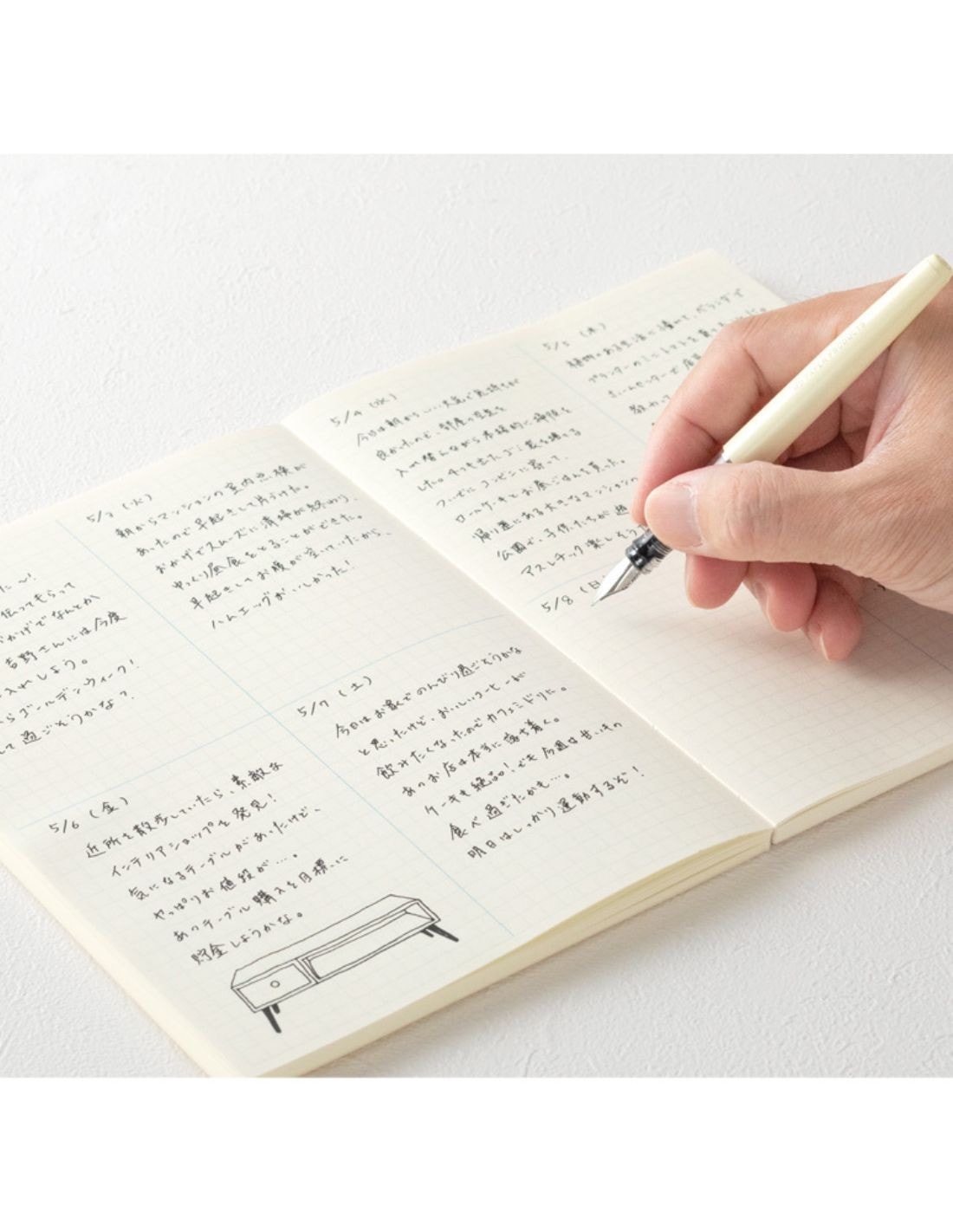 Kampanyalı ön ödemeli Midori MD Notebook Journal A5 Block Grid A