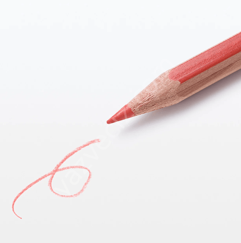 Muji Çift Taraflı Kırmızı Mavi Kurşun Kalem