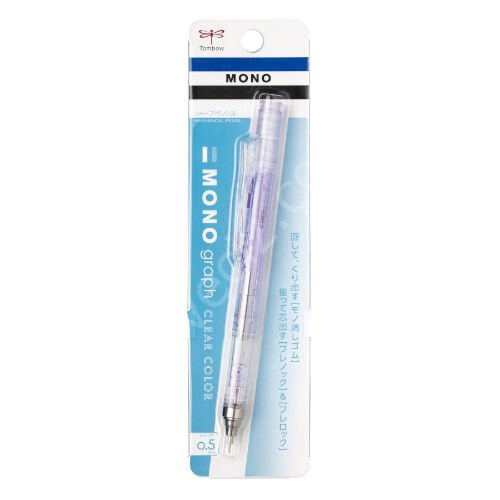 Tombow Monograph  Mekanik Kalem Şeffaf Mor 0.5mm