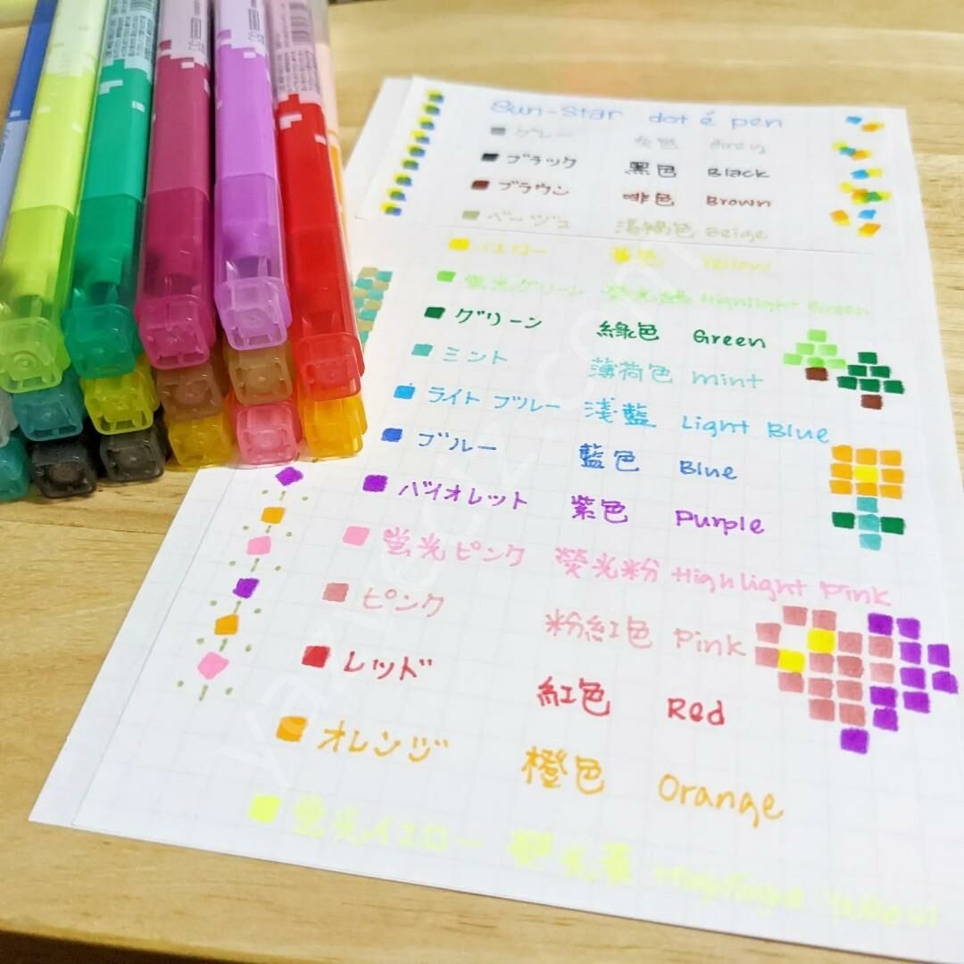 KAMPANYALI DOT E PEN PİKSEL SÜSLEME KALEMİ, ÇİFT UÇLU, PASTEL PEMBE
