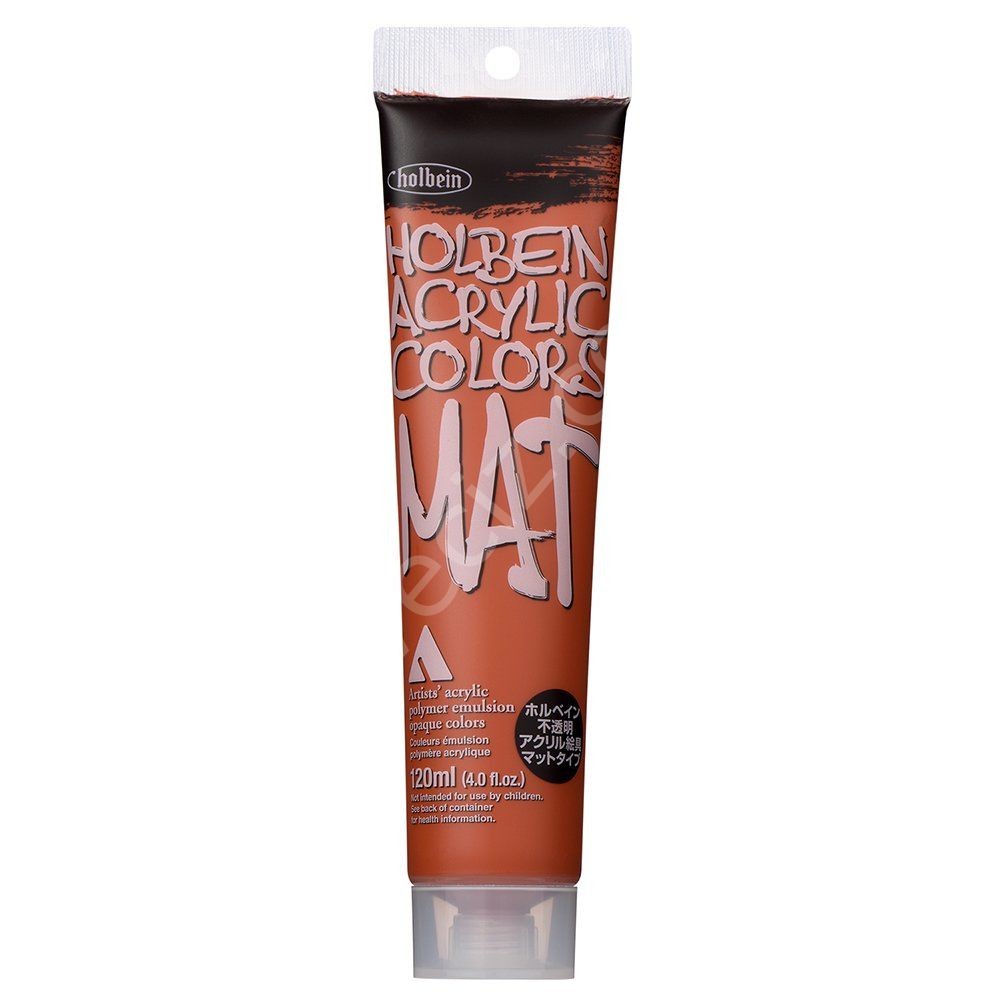 Holbein 120 ml Mat Akrilik Boya M054 Burnt Sienna