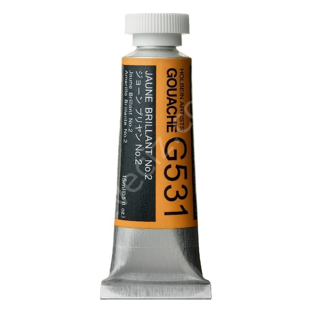 Holbein Artıst Guaj Boya 15 ml (G531) Jaune Brıllant no.2 Seri C