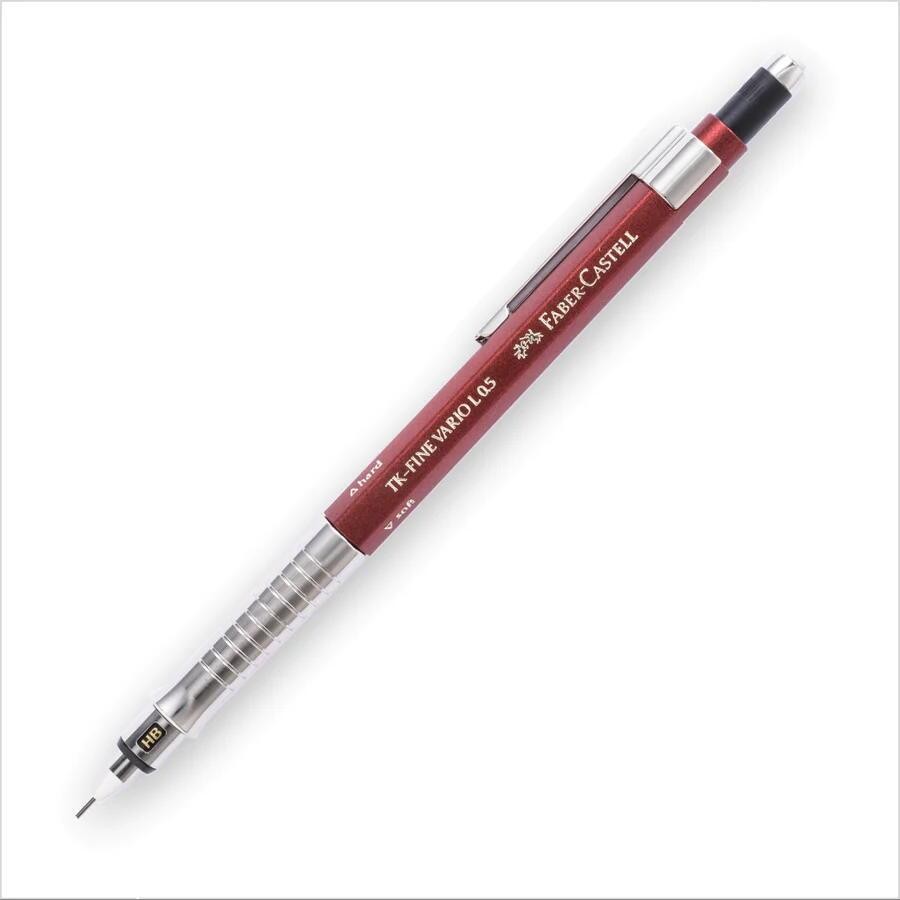 Vintage Faber Castell Limited Editon Kk-fine Vario L 0.5mm Bordomsu Kırmızı mekanik kalem