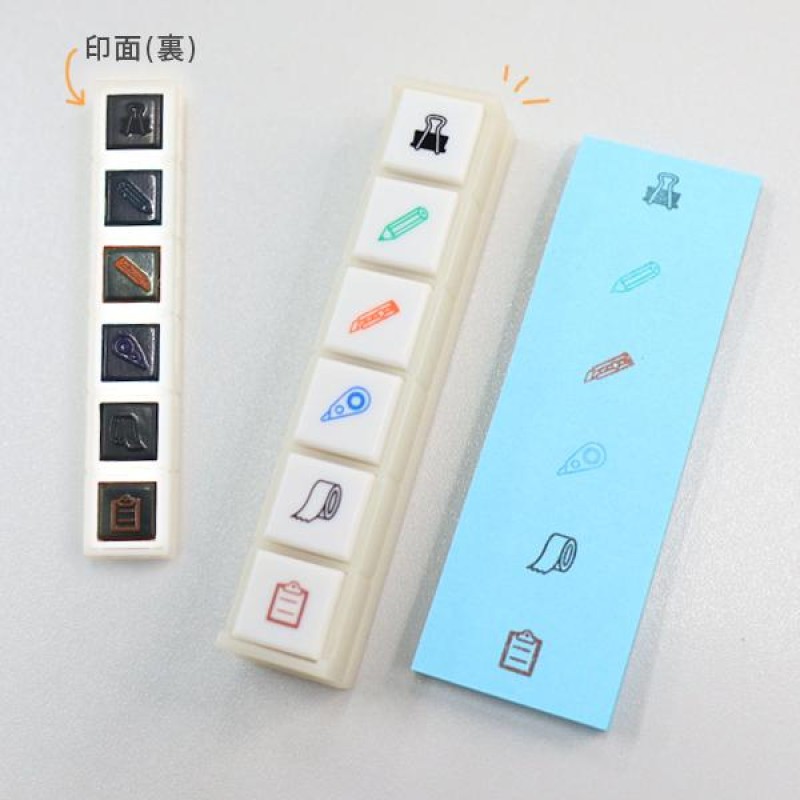 Kodomo no Kao Pochitto6 Push-Button Stamp Damga - Health
