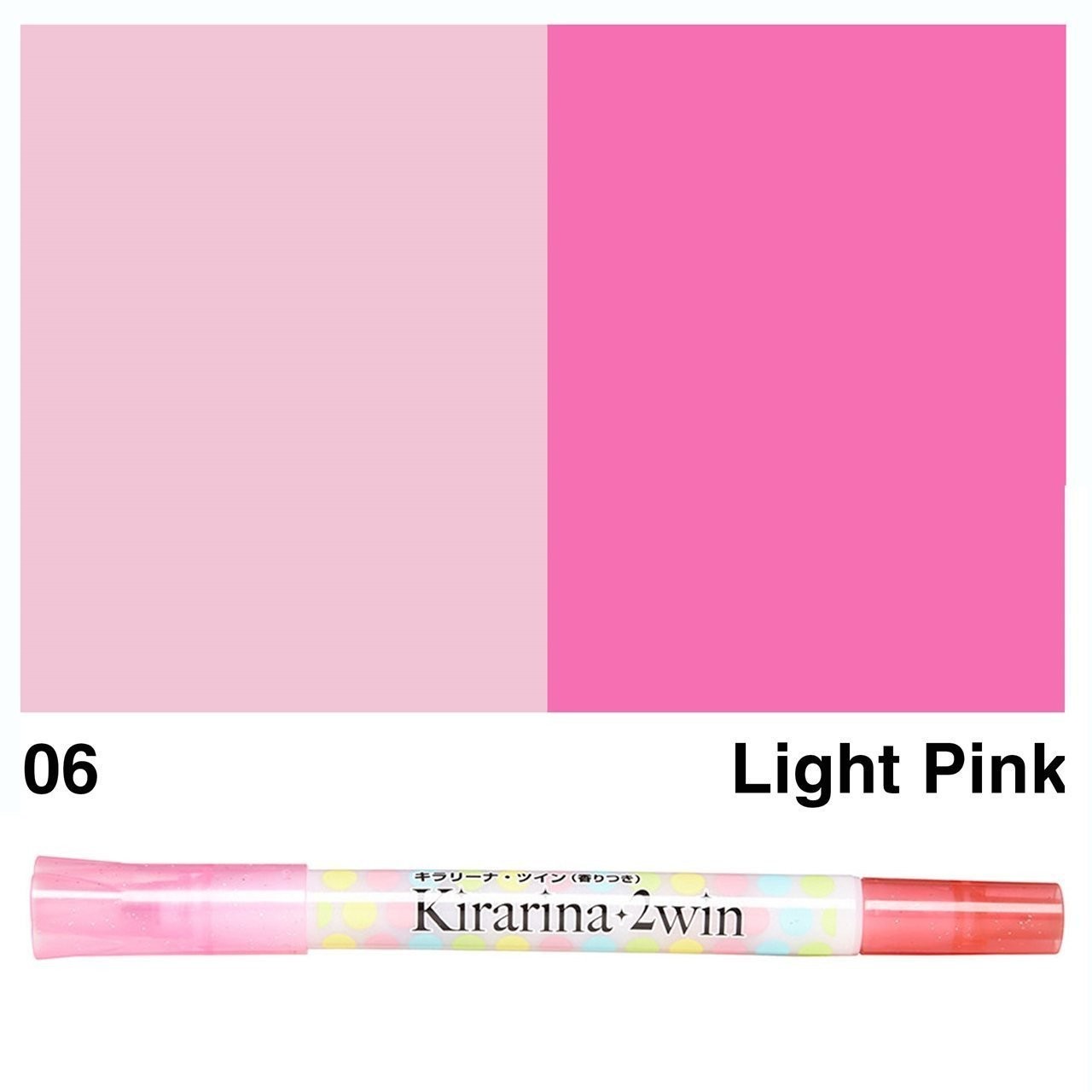 Kirarina 2win Kokulu Light Pink Fosforlu Kalem