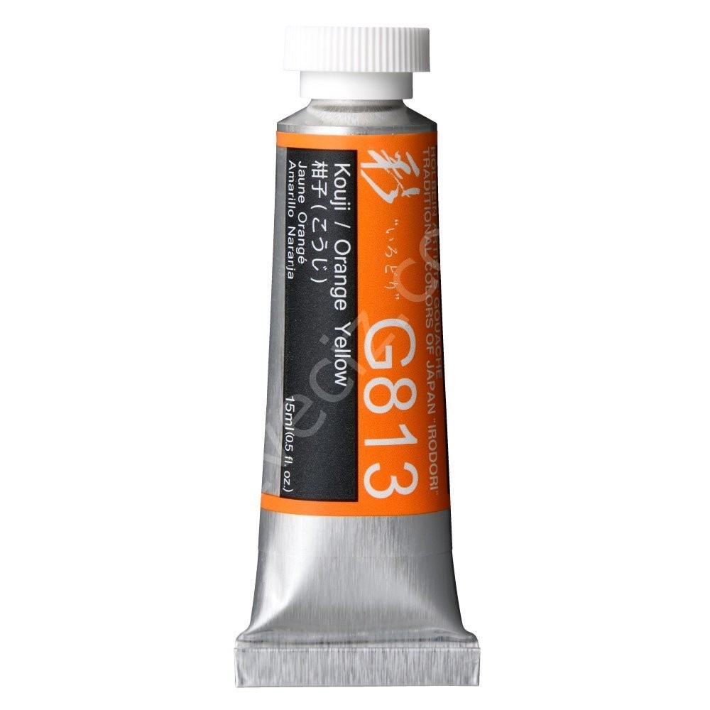 Holbein Artıst Guaj 15 ml Geleneksel Japon Renkleri  (G813) Orange YellowSeri A