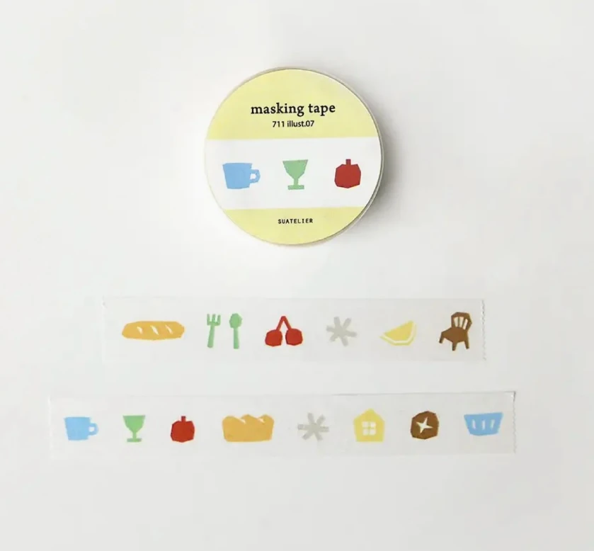 Kore Suatelier design washi tape - 711 Market Things