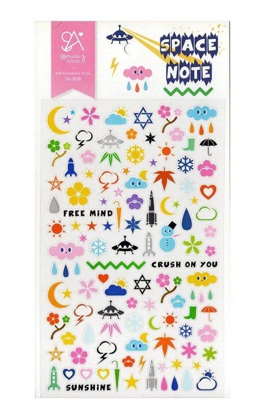 Kore Suatelier Sticker, Çıkartma - 2038 Space Note