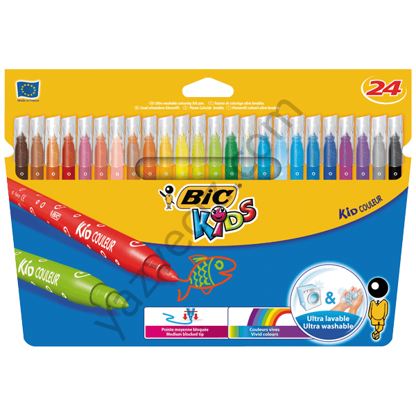 BİC KEÇELİ KALEM 24 RENK KİDS COULEUR