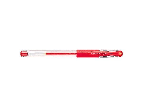 Uniball Signo 0,38mm Kağıdın Arkasına Geçirmeyen Jel Kalem.UM-151 Dx, Red