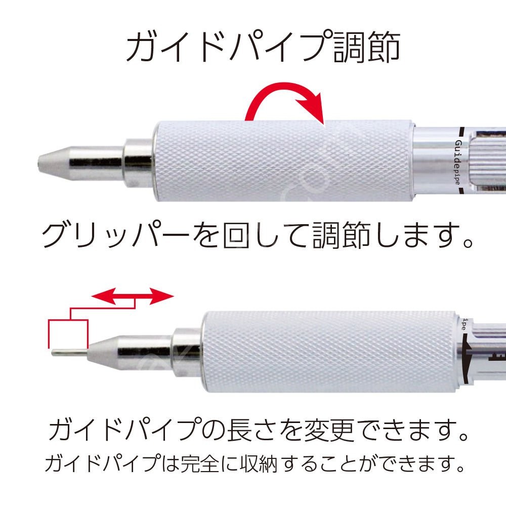 KAMPANYALI Ohto Mechanical pencil 05mm Versatil Kalem  Silver MS01