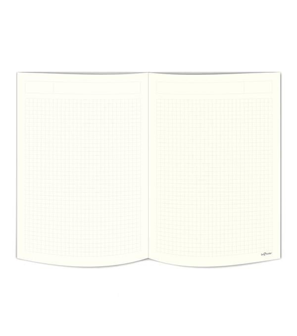 Minimal Defter Kareli Mor 17x24cm