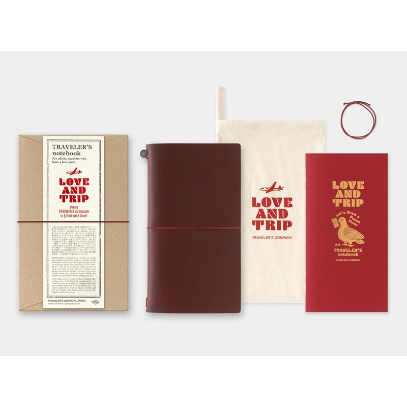 Traveler's Notebook Starter Kit Regular Size [15370-006] - Love