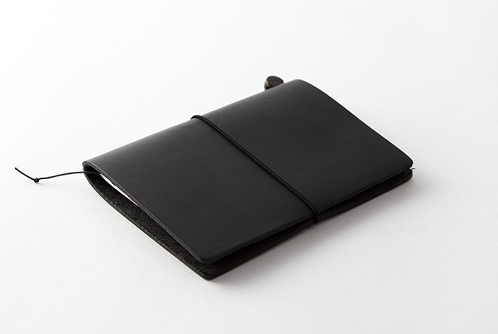 Traveler's Company Notebook  Pasaport Size - Deri Seyahat Defteri - siyah