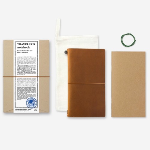 Traveler's Company Notebook Leather Cover - Camel