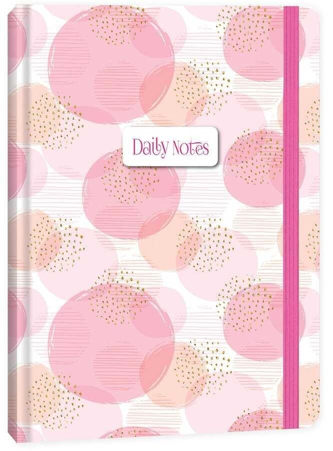 Keskin Color A5 80 Yaprak Çizgili Defter Daily Notes Bubbles - Pembe
