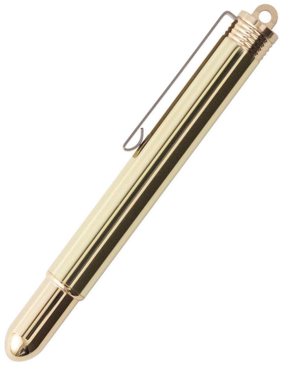Traveler's Company Brass Fountain Pen  Dolma Kalem Masif Pirinç F Uç