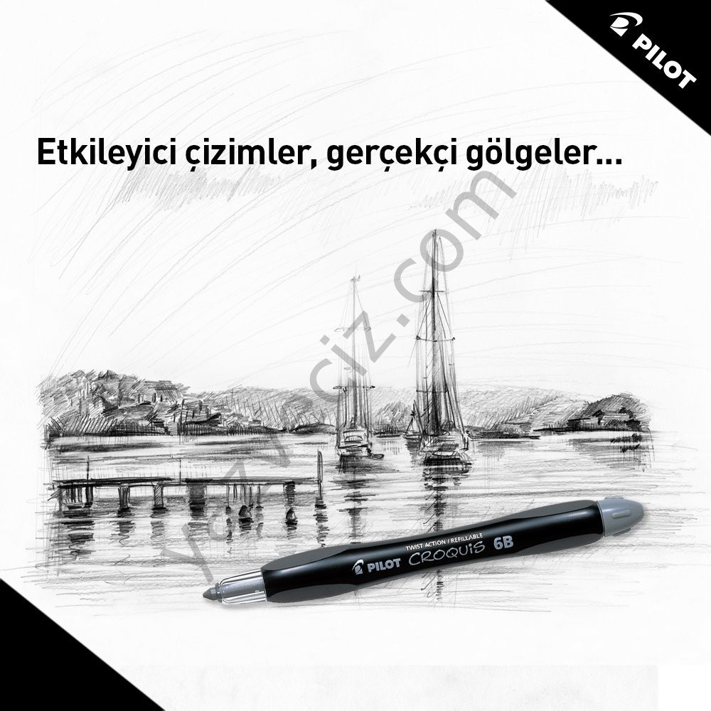 Pilot Croquis 3,8mm Çevirmeli Portmin Kalem