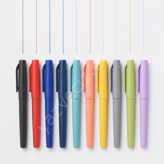 Muji Water Based Felt Pen Olive Green,  1,0mm Keçe Uçlu İmza Kalemi Zeytin Yeşili Renk