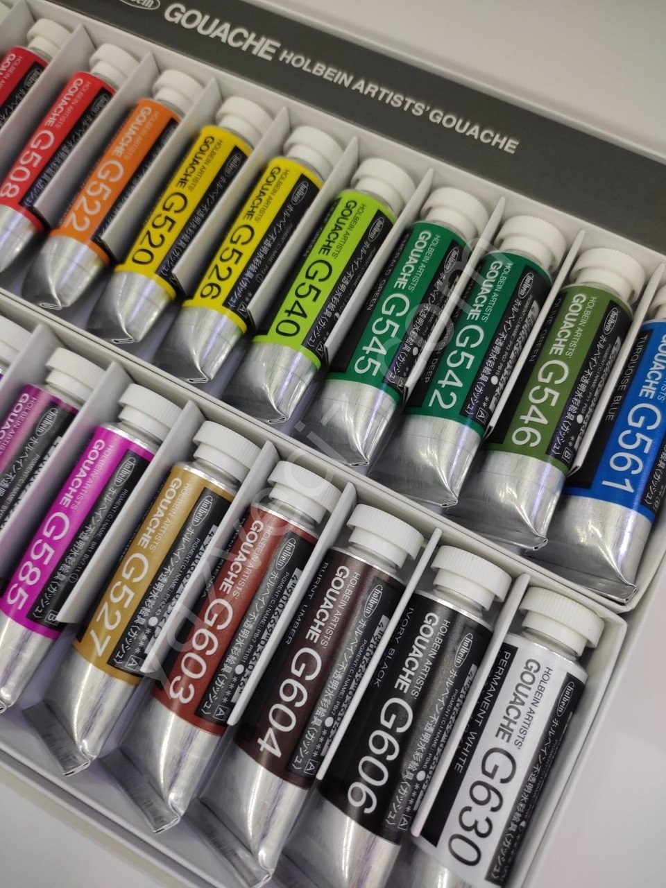 Holbein Profesyonel 24'lü  15ml  Artıst Guaj Boya Seti